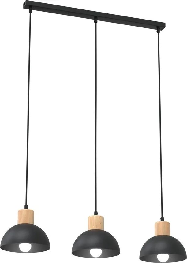Emibig modern függeszték seco fekete emi1393/3