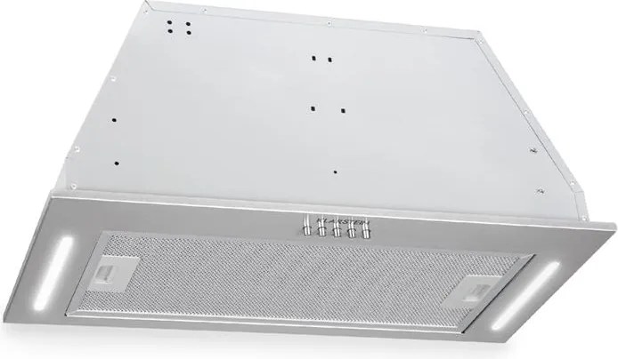 Klarstein Down Under 60, beépíthető páraelszívó, 60 cm, 590 m³/ó, LED, nemesacél