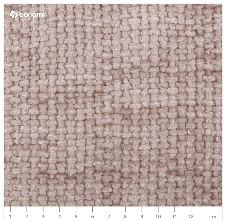 Bézs kárpitozott ágyneműtartós franciaágy ágyráccsal 180x200 cm Bellis – Micadoni Home
