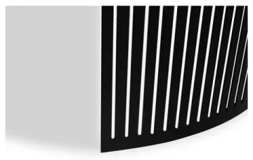 Kávésasztal FIKOLI 40x75 cm fekete/fehér