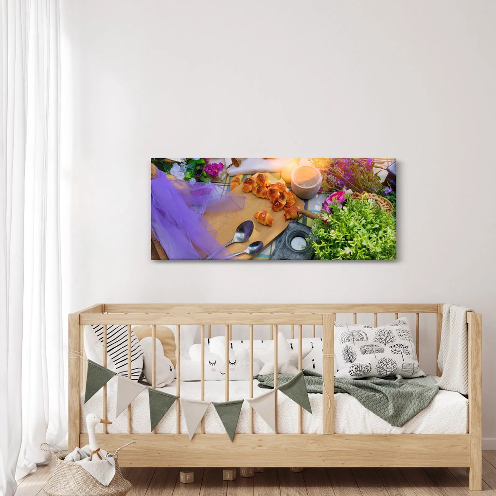 Kép - nyári piknik (120x50 cm)