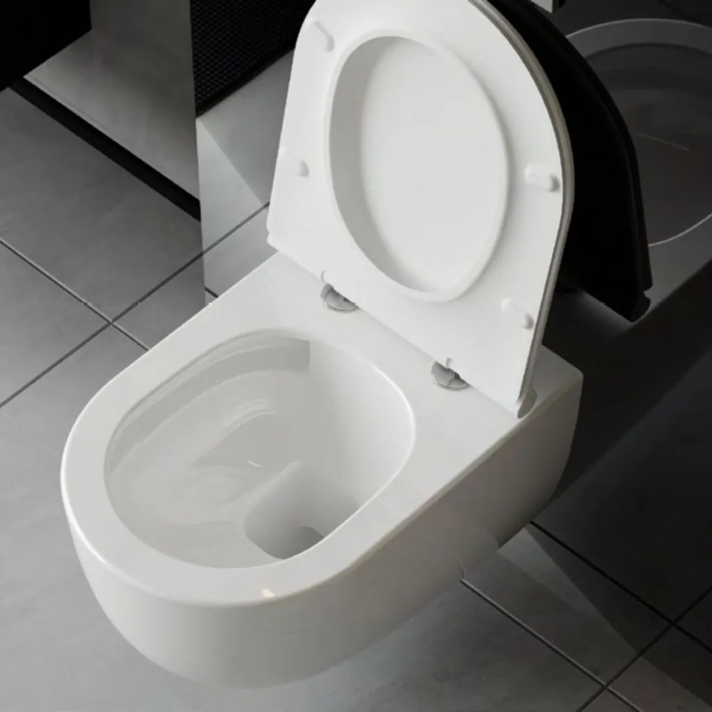 CeraStyle BELLA fali WC - perem nélküli - rimless - VORTEX örvényöblítéssel - 53 cm