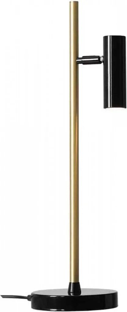 Asztali lámpa fekete-arany, fém modern irodai hálószobába Trevo XX