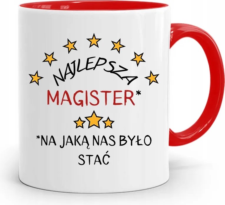 Mester Bögre Piros Születésnapi Ajándék fényképes nyomtatással