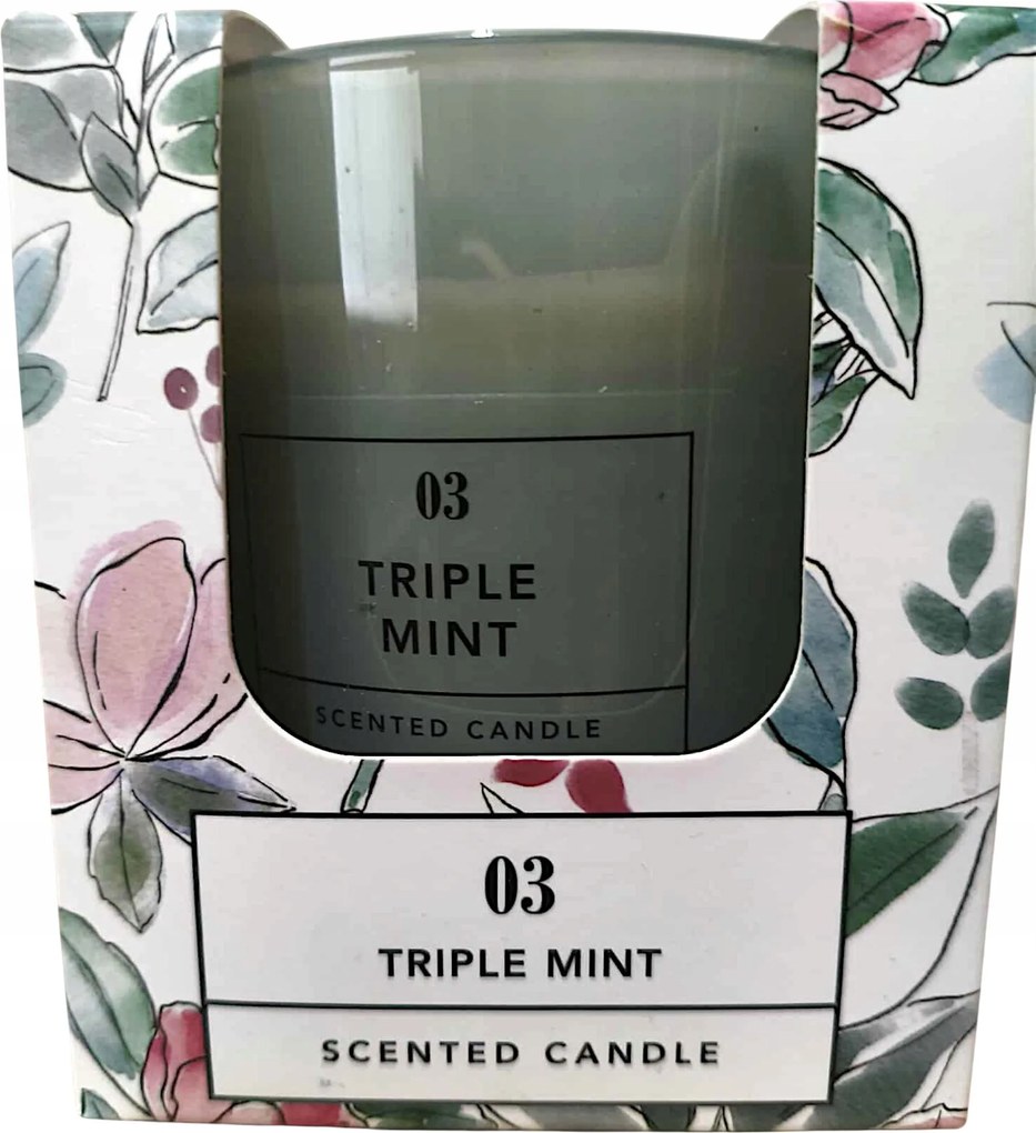 Paraffin Illatgyertya 9x10 CM 170 g Triple Mint