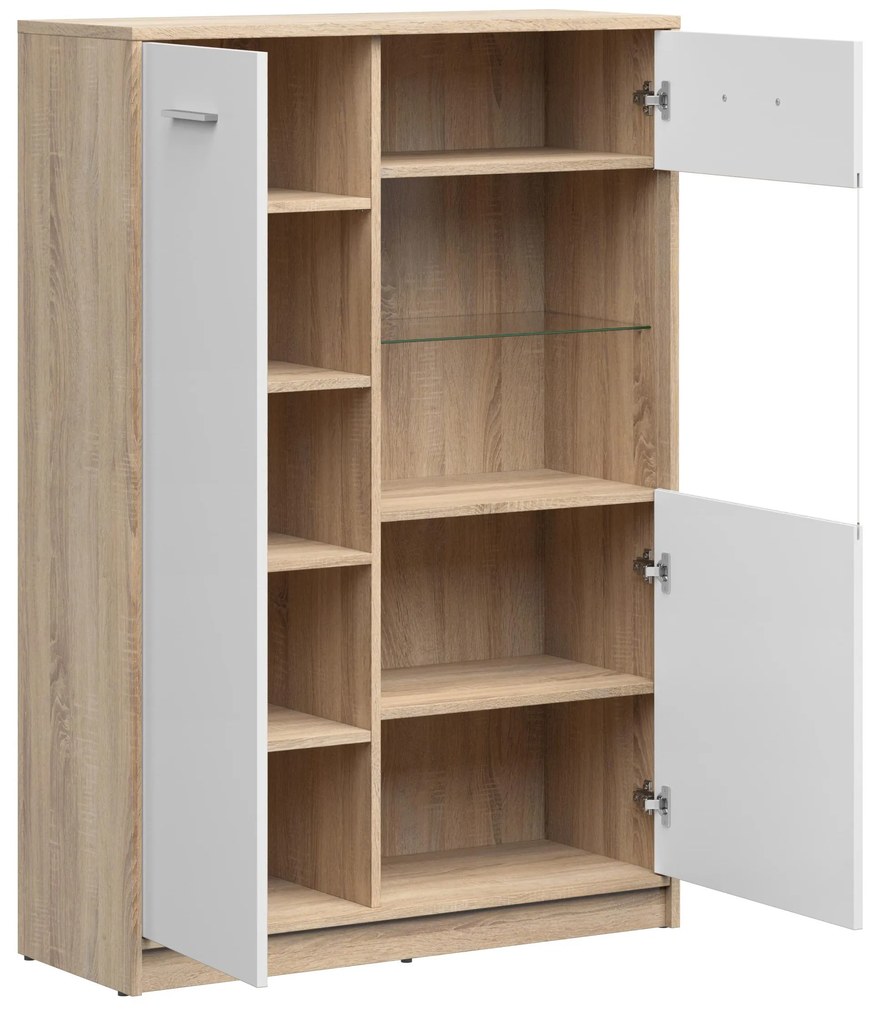 Vitrin Nepo Plus 24 (szonoma tölgy + fehér) . 1100783