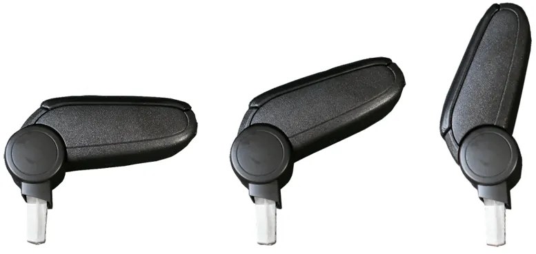 Könyöktámasz Ford KA 2, fekete, textil borítás