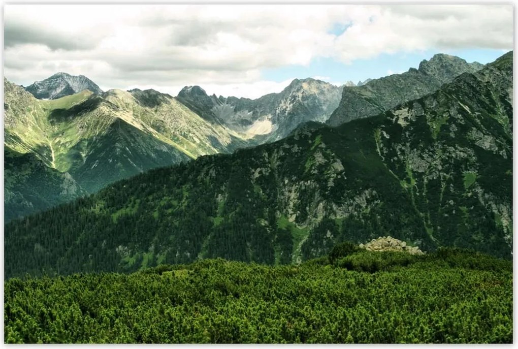 Poszterek 120x80 Tátra Lengyel hegyek Kilátás