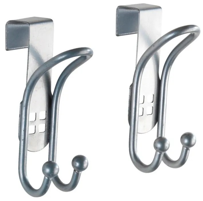 Door Hook 2 db-os ezüstszínű akasztó szett ajtóra - Wenko