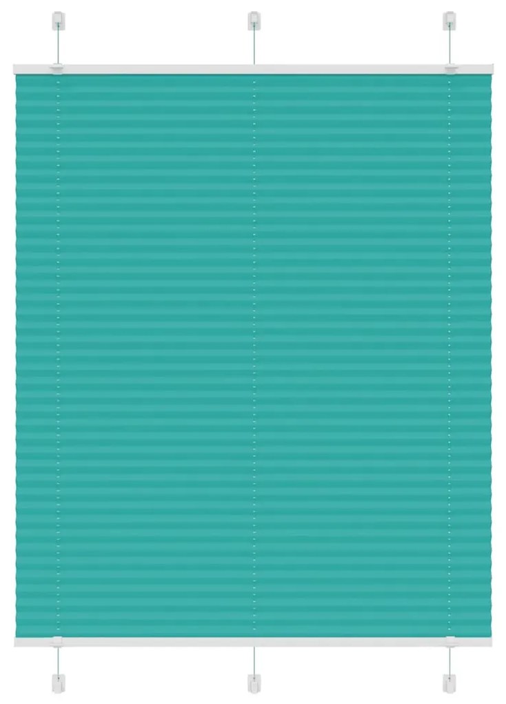 pliszírozott redőny Benzinzöld 105x100 cm szövetszélesség