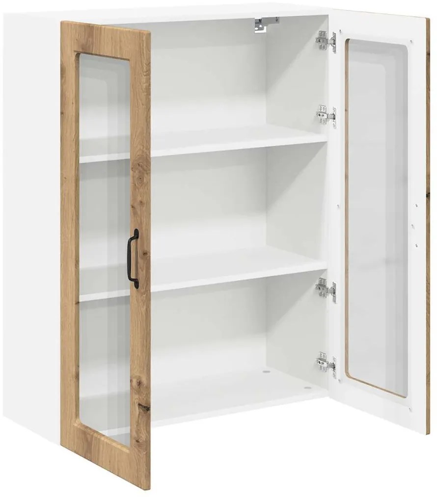 Fali konyhaszekrény Artisan tölgy 80 x 31 x 100 cm Faanyag