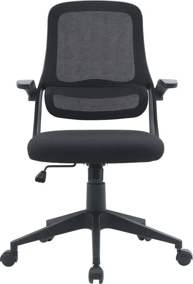 Fekete kárpitozott irodai szék Gilmore – Yes Everyday