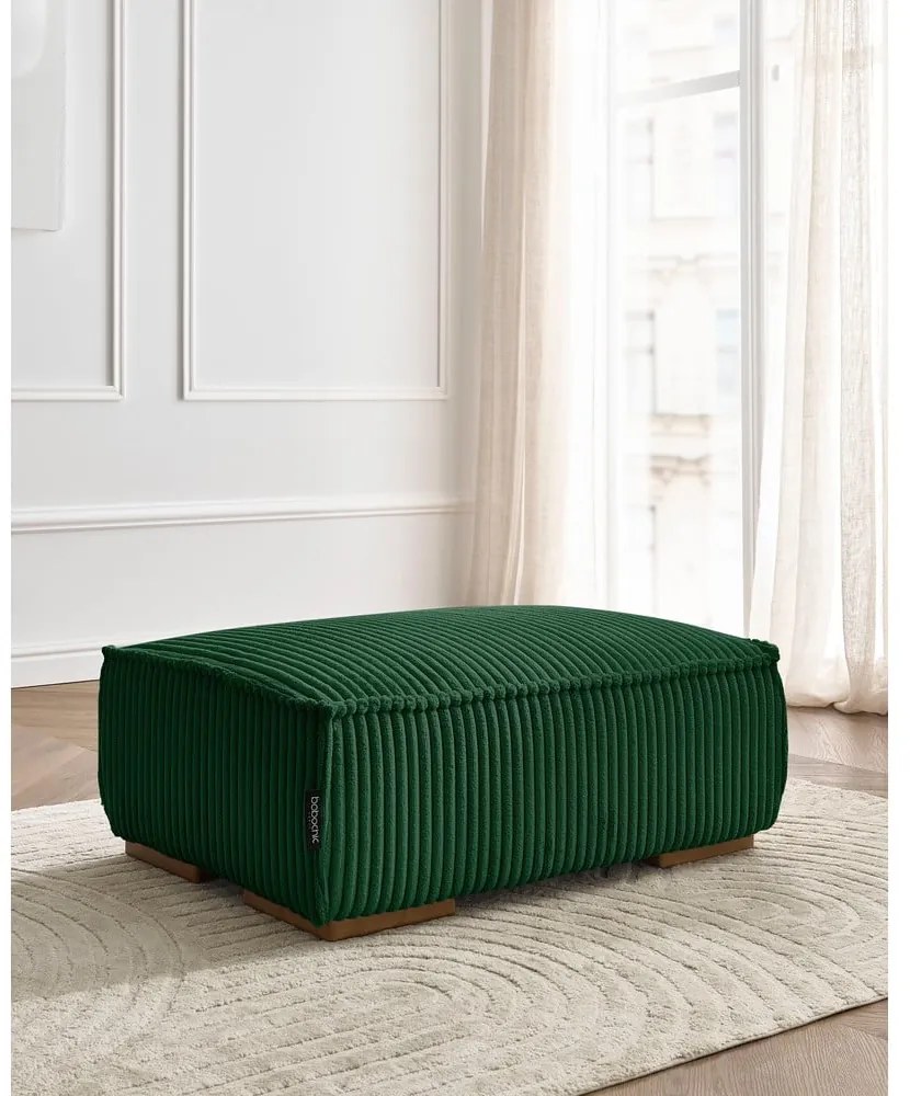 Zöld kordbársony lábtartó Chelsea – Bobochic Paris