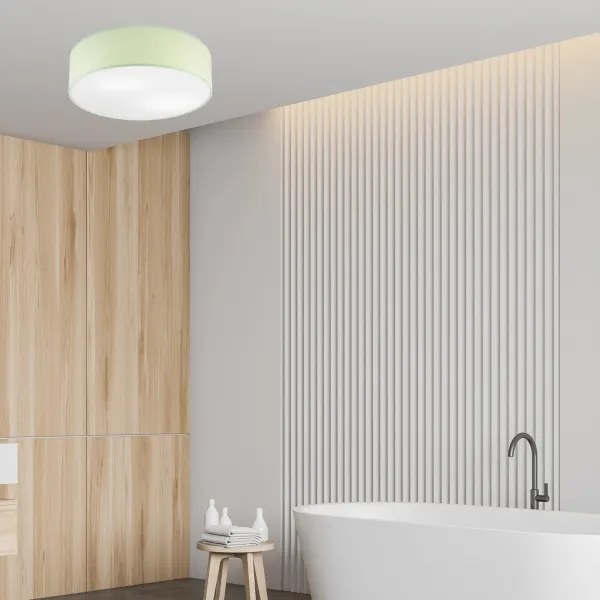 Mennyezeti lámpa SIRJA PASTEL DOUBLE 4xE27/15W/230V átm. 45 cm zöld