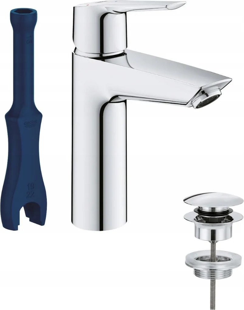 Álló mosdó csaptelep Grohe Start ezüst