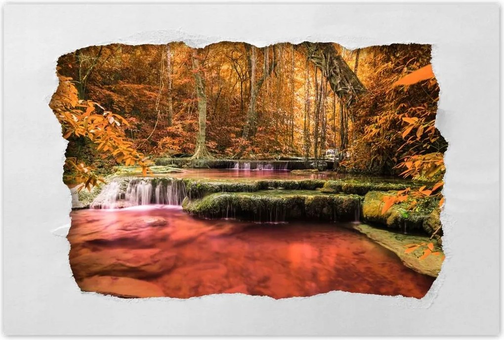 Poszterek 120x80 Vízesés Kanchanaburiban