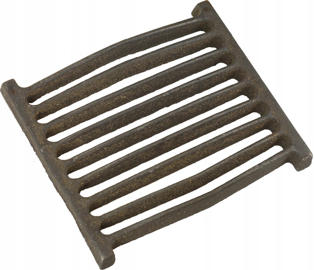 Öntöttvas Grillrács Betét Konyhai Kandalló Kazán 4-ES Grillrács 235 X 200 MM