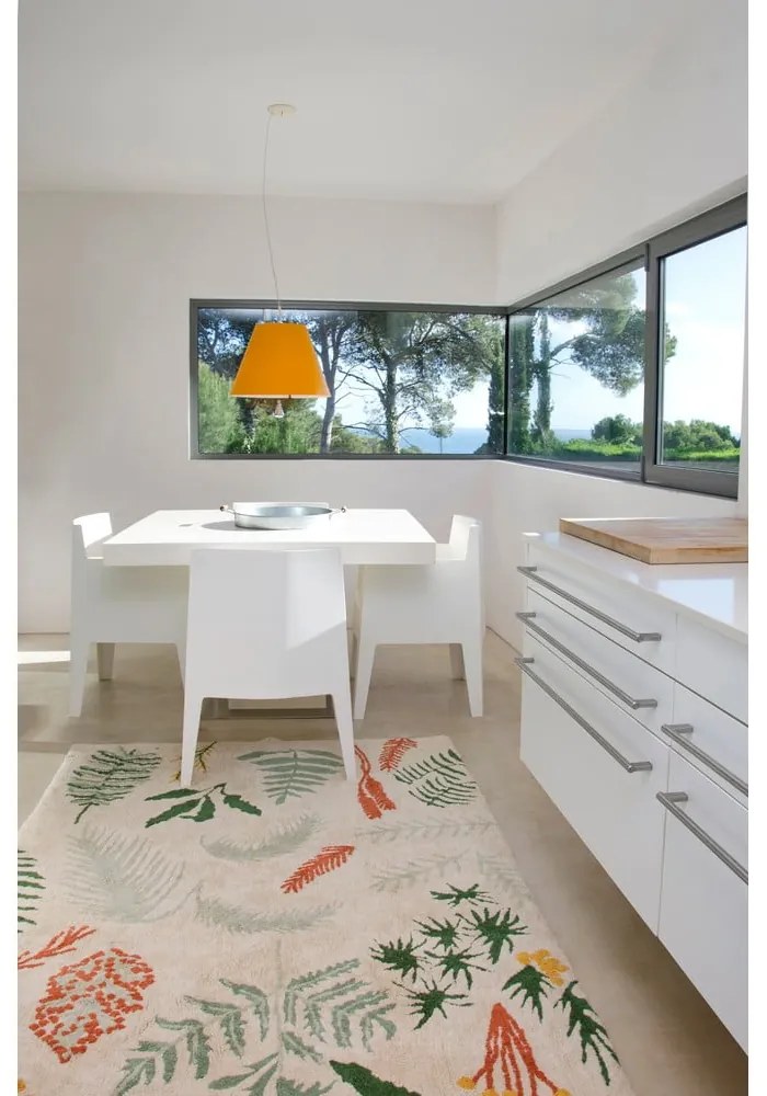 Mosható kézi szövésű pamut gyerek szőnyeg 170x240 cm Botanic Plants – Lorena Canals