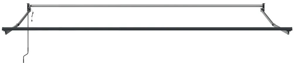 Automatikus Behúzható Napellenző Narancs és Barna 500x300 cm