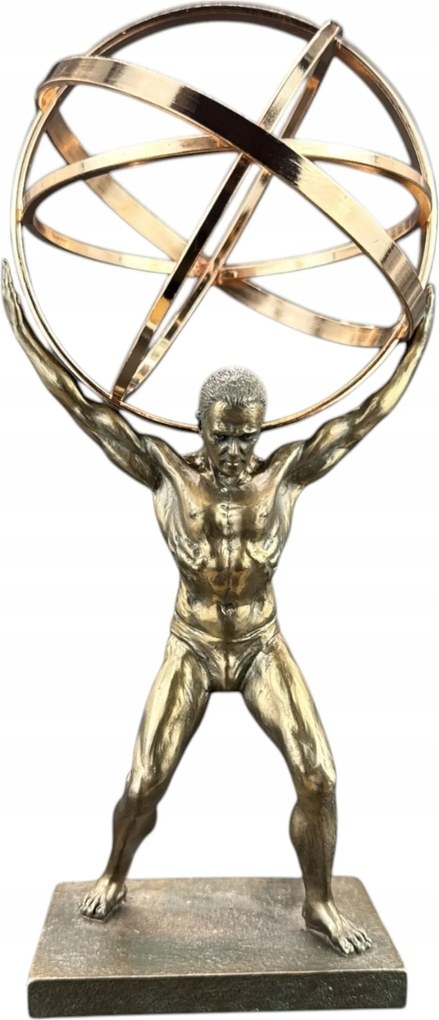 Atlasz figura görög titán kék gömbökkel Veronese WU76696A4