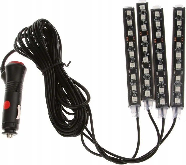 Led lámpák autóba, belső világításhoz, fehér színű