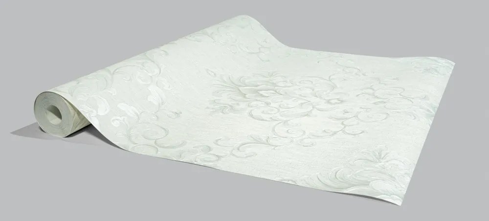 Elegáns bézs alapon nagy barokk mintás tapéta 70 cm széles (58221)