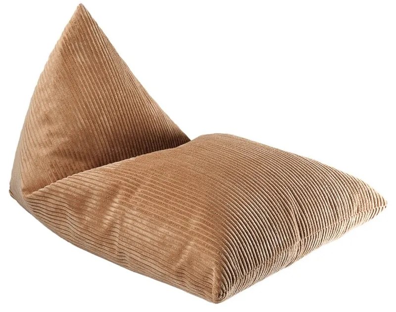 Barna kordbársony gyerek babzsákfotel Big Lounger – Wigiwama