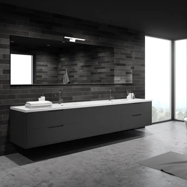 LED fürdőszobai fali lámpa SHINE LED/7W/230V 30 cm IP44 fehér