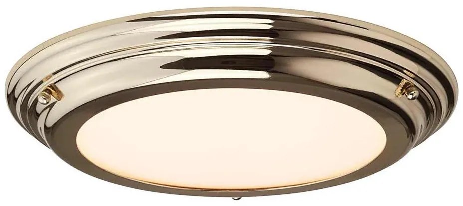 Elstead WELLAND-F-PB - WELLAND LED mennyezeti lámpa, 25W, 230V, 3000K, aranyszínű