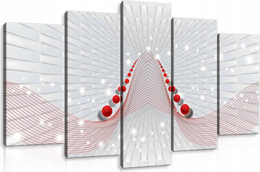 Vászonkép 100x60 Absztrakt dinamika mozgás futurizmus modern energia szimmetria