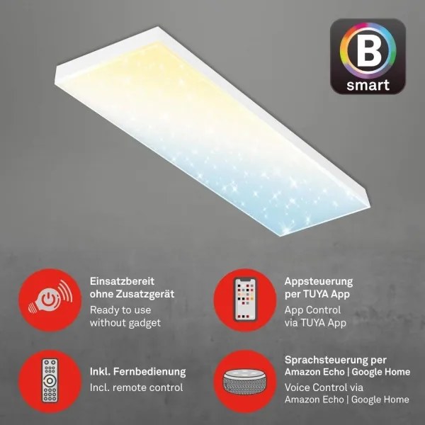 Brilo - LED Dimmelhető mennyezeti panel FRAMELESS LED/28W/230V Wi-Fi Tuya + távirányító