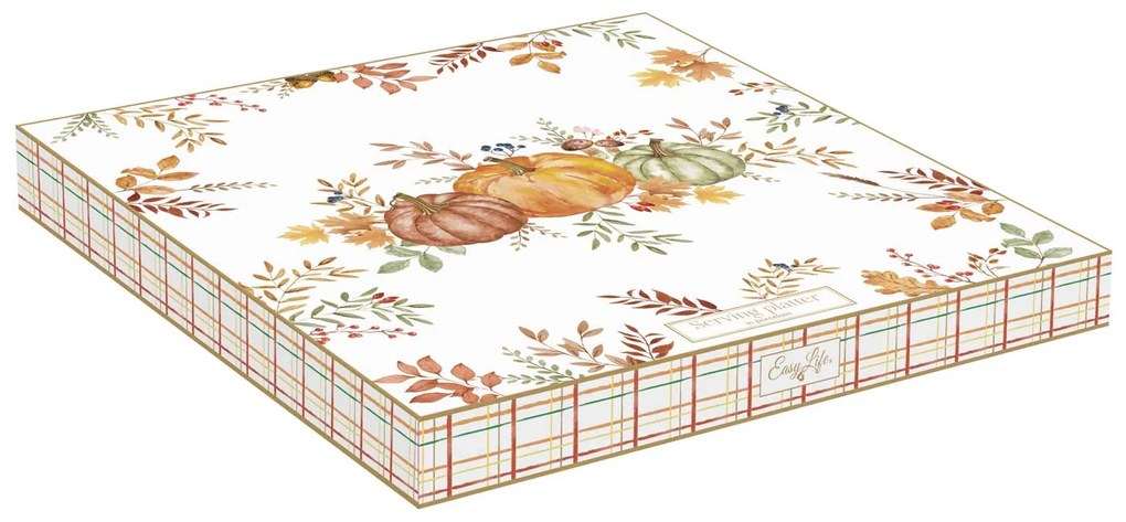 Őszi Mintával dísztökkel díszített Porcelán tál Harvest