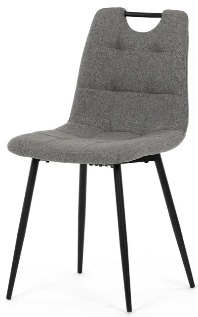 Étkezőszék, szürke, szövet, DCL-V2017 GREY2