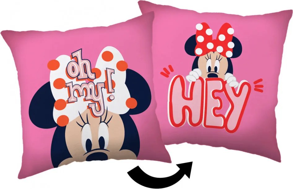 Disney Minnie Hey párna, díszpárna 40 x 40 cm