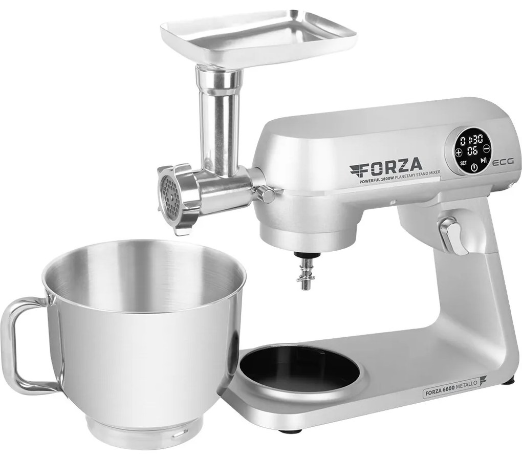 ECG Forza 6600 Metallo Argento konyhai robotgép
