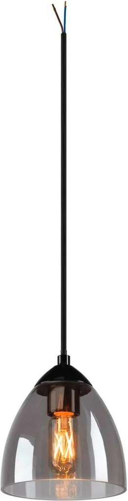 Slv Big White Para Cone Gl GU10 függeszték lámpa fekete/átlátszó 100615