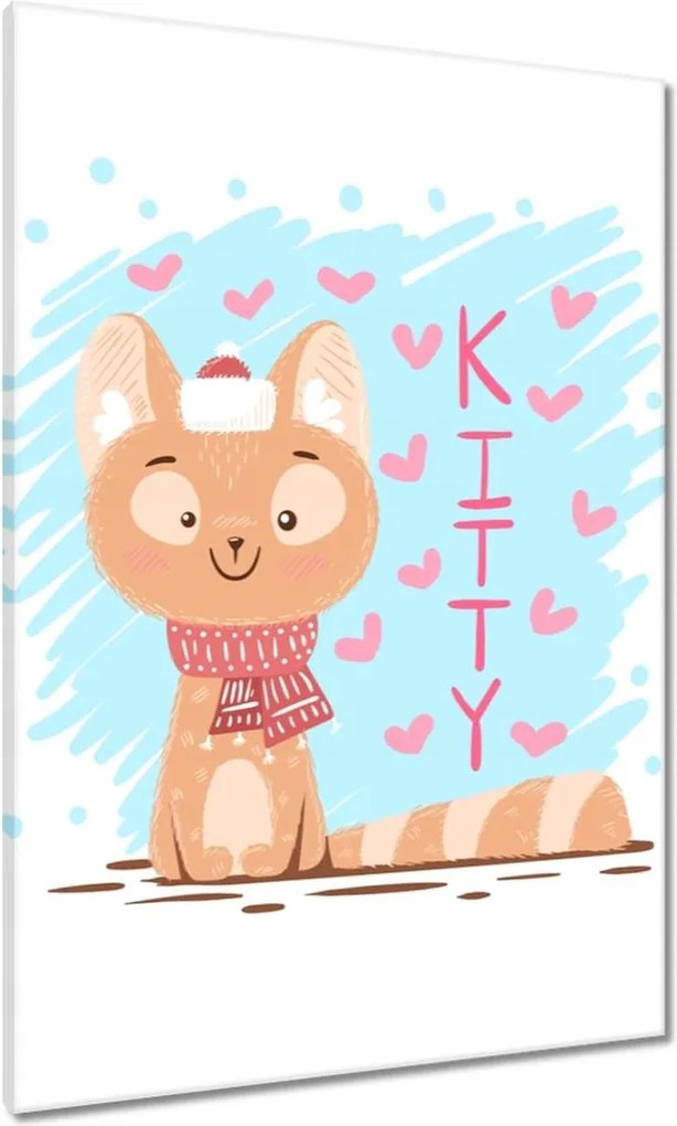 Vászonkép 70x100 Cica Cicák Macskák