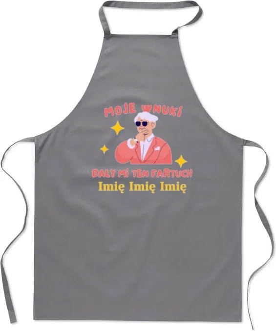 Kötény Személyre szabott Nagymama napja Az unokáim adták nekem ezt a kötényt Név