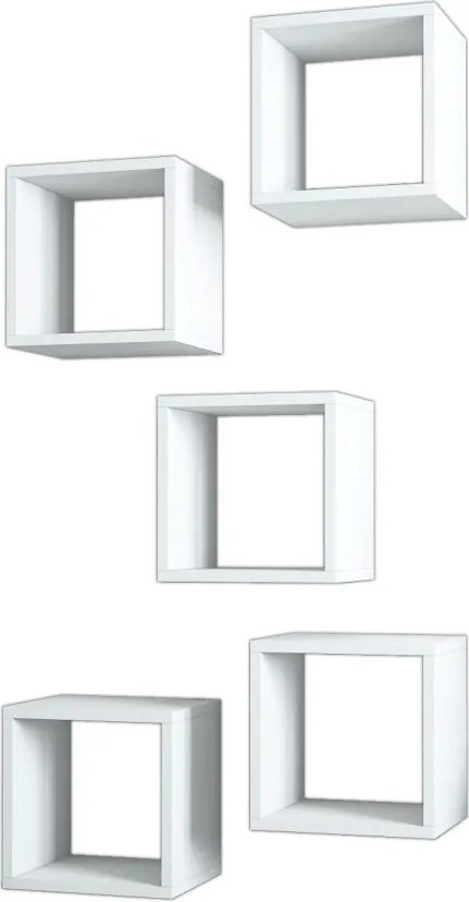 Box fali polc, fehér, 30 cm