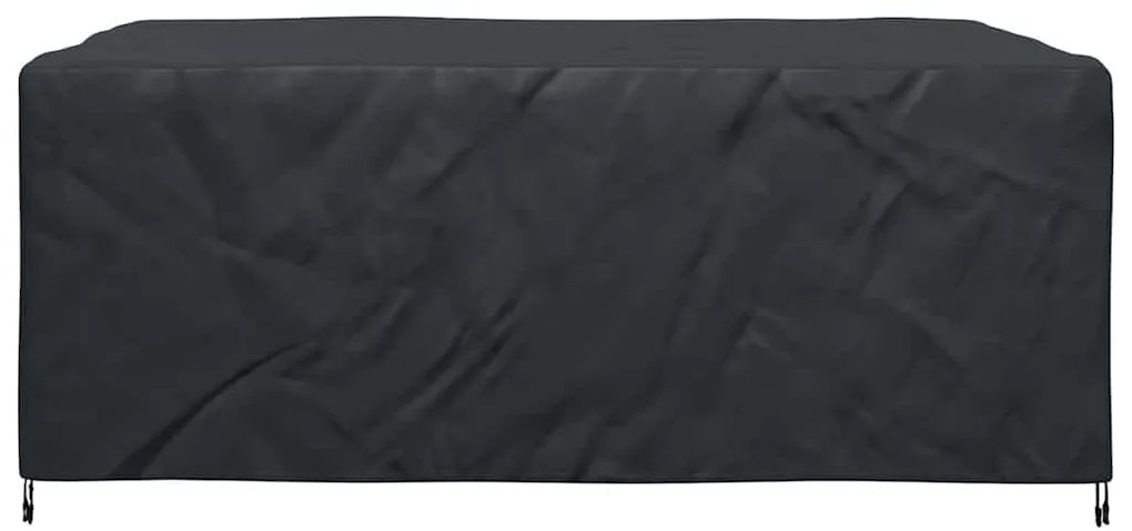 Kültéri bútorhuzat Fekete 220 x 190 x 85 cm 600D