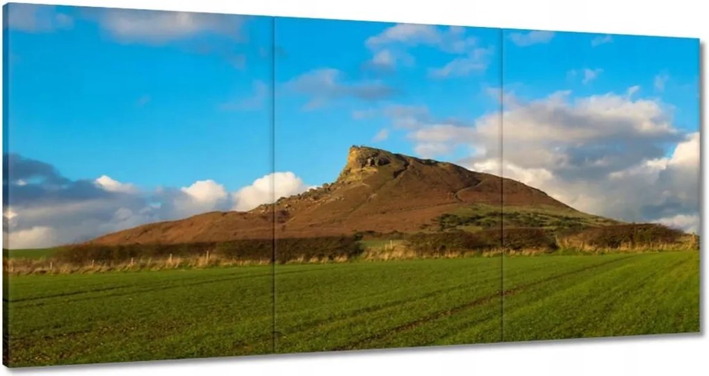 Festmények 120x60 Hegy a mező mögött