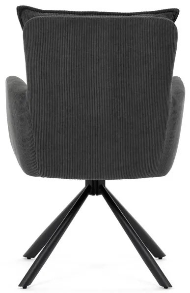 Szürke Kordbársony Étkezőszék. HC-X1128 GREY2