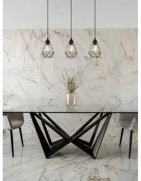 Globo 15745-3H - Csillár zsinóron ZACHARY 3xE27/60W/230V