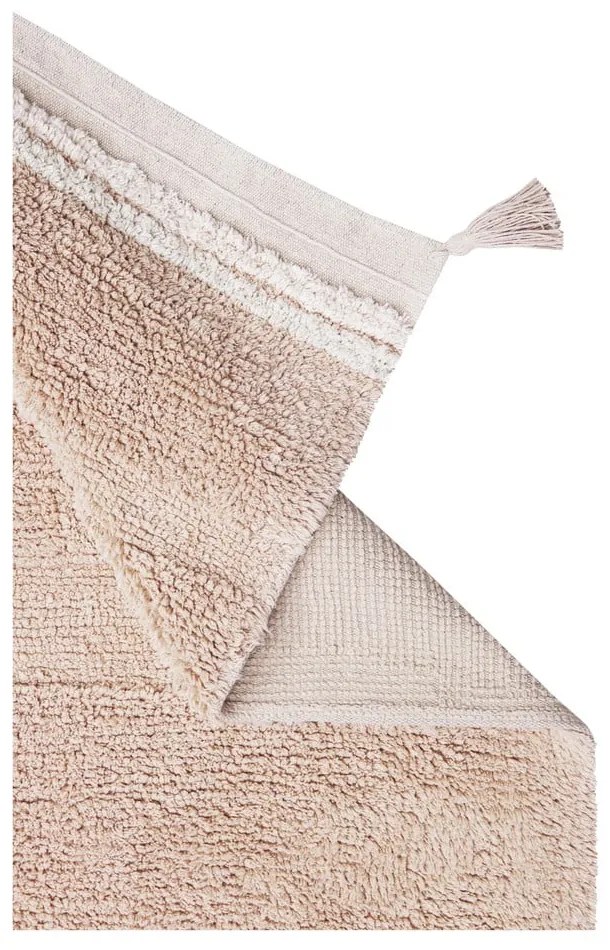 Világos rózsaszín mosható kézi szövésű pamut szőnyeg 120x160 cm Bloom Rose – Lorena Canals