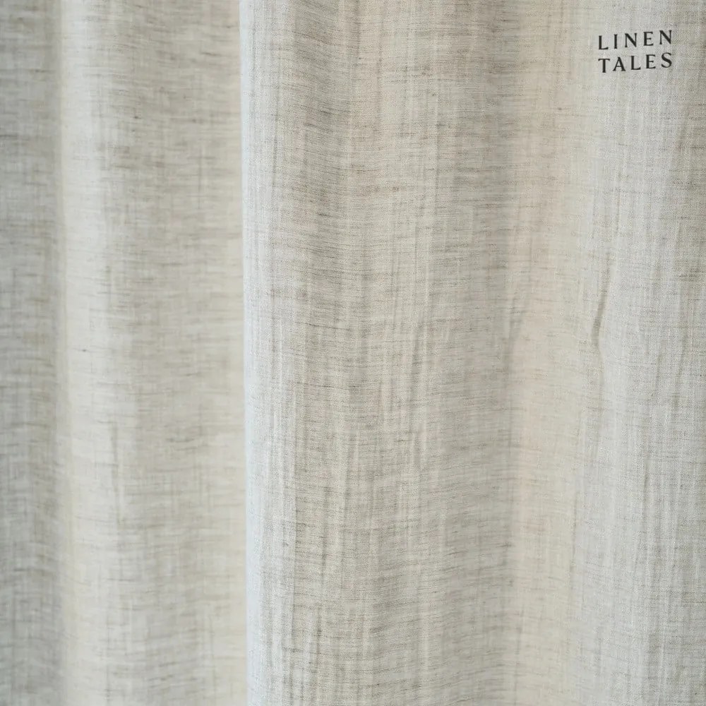Krémszínű átlátszó függöny 130x200 cm Daytime – Linen Tales