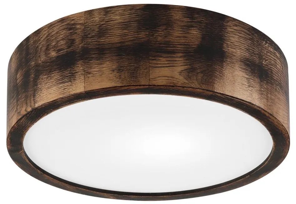 Lamkur Mennyezeti lámpa OAK SMOKY 1xE27/15W/230V ø 27,5 cm tölgy/sötét barna LA58177