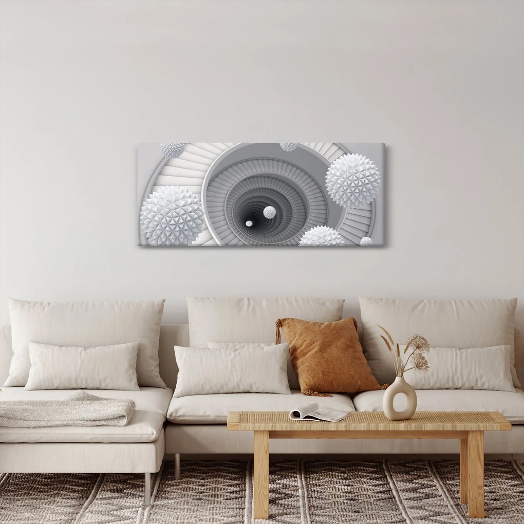 A 3D absztrakció képe (120x50 cm)