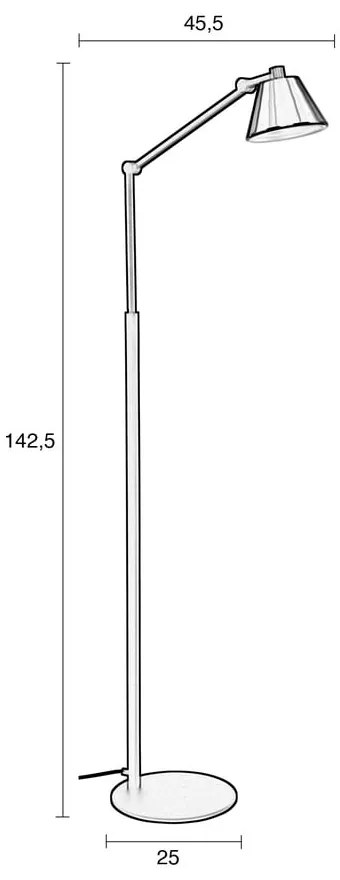 Fekete állólámpa Lub - Zuiver