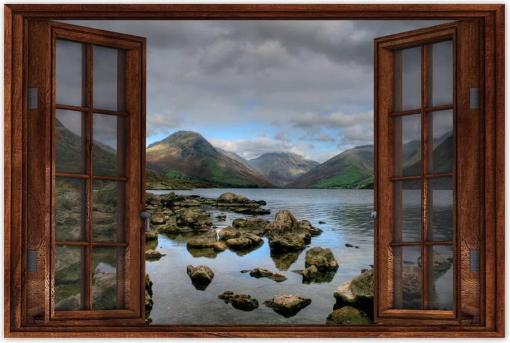 Poszterek 60x40 Nagy kövek a folyóban