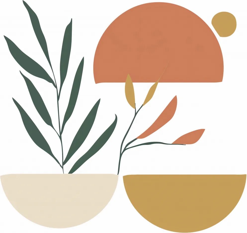 Poszter 90x90cm Elvirágzott tónus